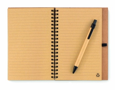 Logotrade business gifts photo of: Cork notebook with pen