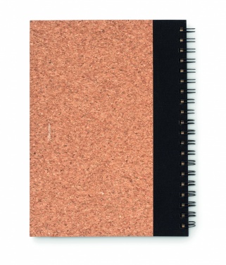 Logo trade promotional merchandise image of: Cork notebook with pen