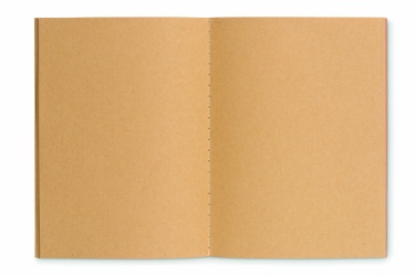 Logotrade promotional merchandise picture of: A6 recycled notebook 80 plain