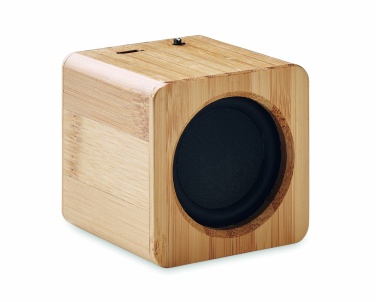 Logotrade promotional item picture of: Bamboo wireless speaker