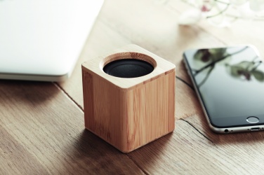 Logotrade corporate gifts photo of: Bamboo wireless speaker