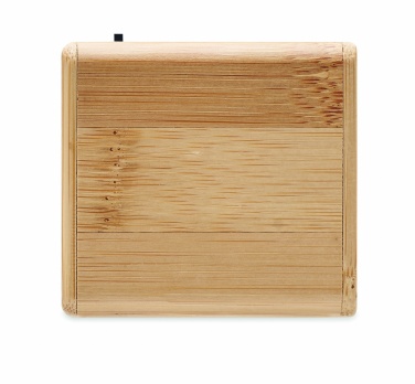 Logotrade corporate gift image of: Bamboo wireless speaker