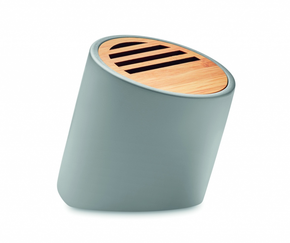 Logo trade promotional item photo of: Wireless speaker limestone