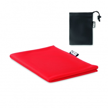 Logotrade promotional product picture of: RPET sports towel and pouch