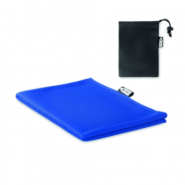 Logo trade promotional products image of: RPET sports towel and pouch