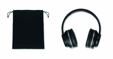 Logo trade promotional gift photo of: ANC headphone and pouch