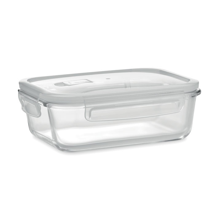 Logo trade corporate gifts image of: Glass lunchbox & PP lid 900ml