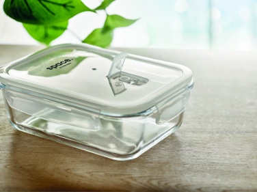 Logo trade promotional gifts image of: Glass lunchbox & PP lid 900ml