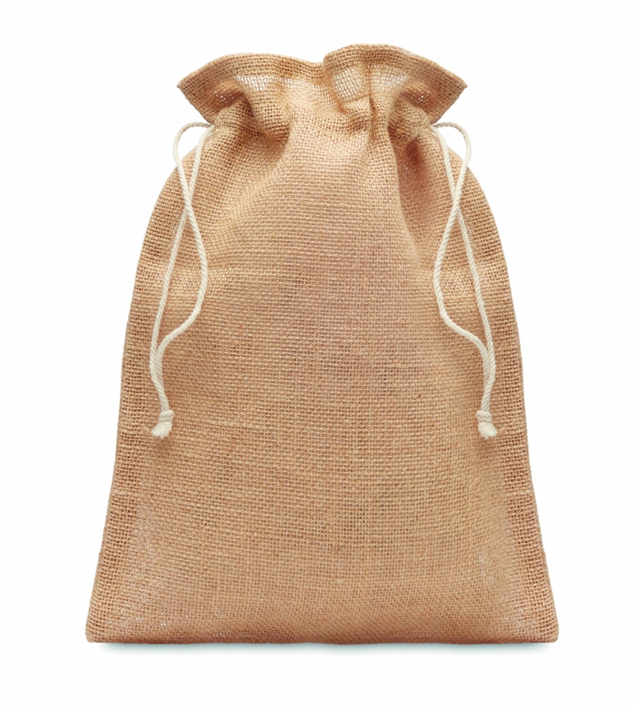 Logotrade promotional merchandise photo of: Medium jute gift bag 25 x 32cm