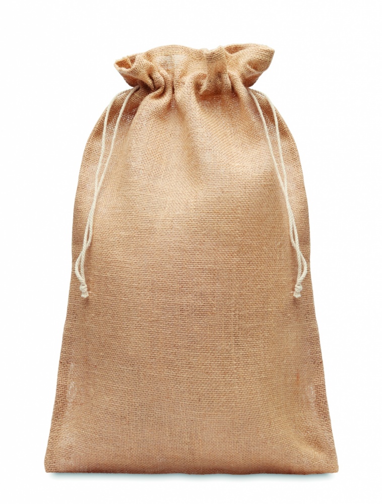 Logo trade corporate gifts picture of: Large jute gift bag 30x47 cm