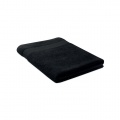 Towel organic cotton 180x100cm, Black