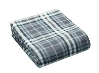 Logo trade promotional gift photo of: RPET fleece travel blanket