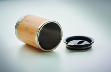 Logo trade promotional gift photo of: Tumbler in bamboo cover 250ml