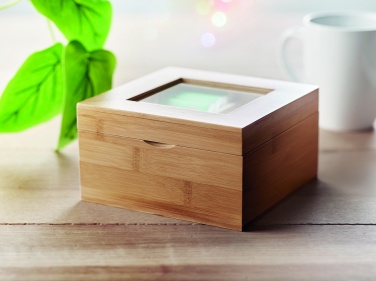 Logotrade corporate gift image of: Bamboo tea box