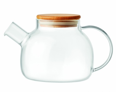 Logo trade advertising products picture of: Teapot borosilicate glass 850ml