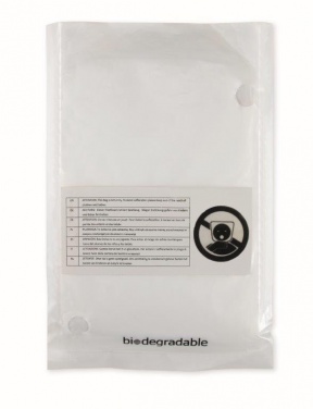 Logo trade promotional items image of: Biodegradable poncho and bag