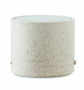 Logo trade promotional product photo of: 3W speaker in wheat straw/ABS