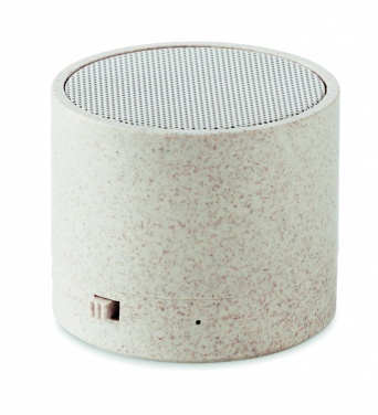 Logotrade promotional giveaways photo of: 3W speaker in wheat straw/ABS