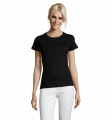 REGENT WOMEN T-SHIRT 150g, Deep Black