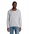 SPIKE MEN ZIP HOODIE SWEAT, Grey Melange 2