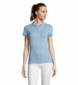 PASSION WOMEN POLO 170g, Sky Blue Pique