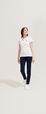 Logo trade promotional giveaways image of: PERFECT WOMEN POLO 180g