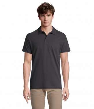 Logo trade promotional giveaways picture of: SPRING II MEN Polo 210g