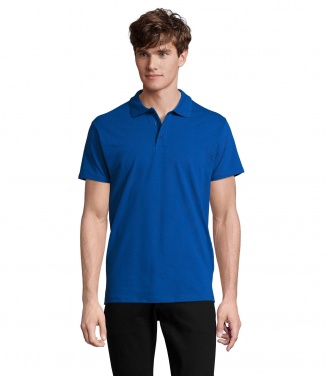 Logo trade promotional giveaways image of: SPRING II MEN Polo 210g