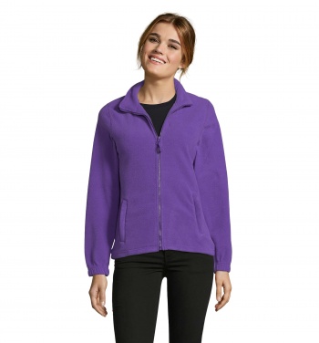 Logo trade promotional items picture of: NORTH WOMEN ZIPPED FLEECE