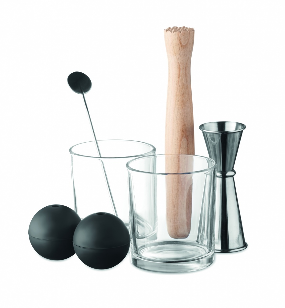 Logotrade promotional products photo of: Set of 7 pieces cocktail set