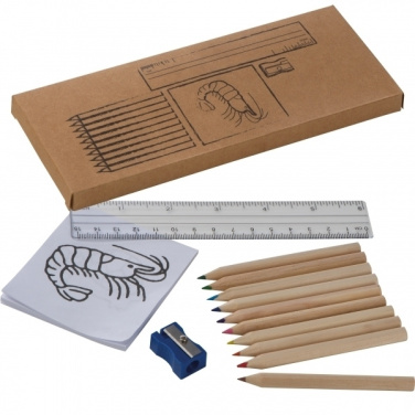 Logo trade promotional giveaway photo of: Drawing set for kids LITTLE PICASSO