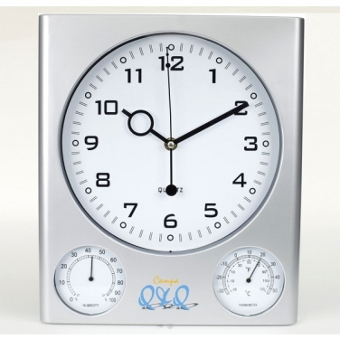 Logotrade corporate gift picture of: Plastic wall clock DEN HAAG