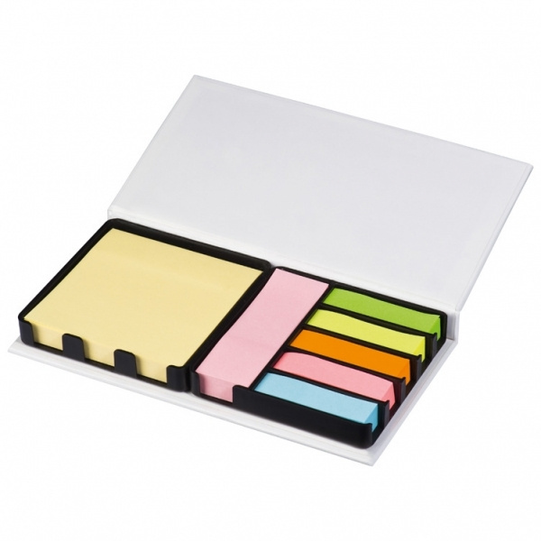 Logo trade business gifts image of: Sticky note book AMARILLO