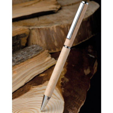 Logotrade promotional giveaway image of: Wooden ballpen HEYWOOD