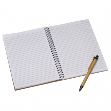 Logo trade promotional merchandise picture of: A5 ECO Notepad KENTWOOD