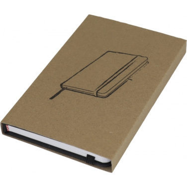 Logo trade promotional gift photo of: A6 note book LUBECK