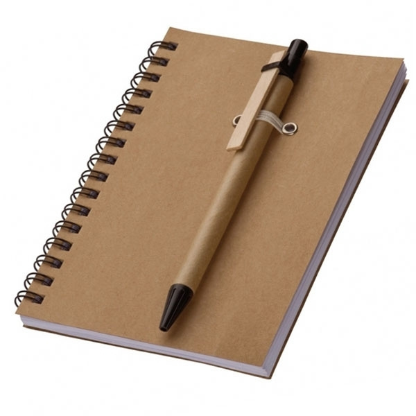 Logotrade corporate gift image of: A6 ECO Notepad KEYSTONE