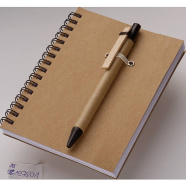 Logotrade promotional giveaway picture of: A6 ECO Notepad KEYSTONE