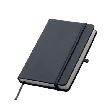 Logo trade promotional gifts picture of: A6 note book LUBECK