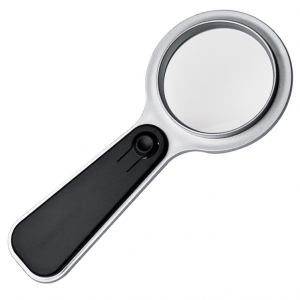 Logo trade business gift photo of: Magnifying glass with LED GLOUCESTER