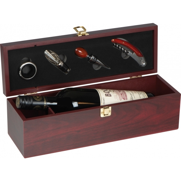 Logo trade promotional giveaways picture of: Wine box JESOLO