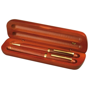 Logotrade promotional gifts photo of: Rosewood writing set OXFORD