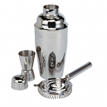 Logotrade promotional giveaway picture of: Metal cocktail set, 3-piece MESSINA