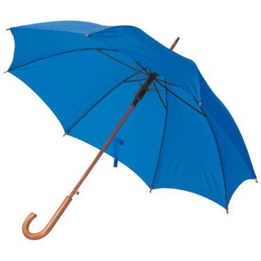 Logo trade promotional products image of: Wooden automatic umbrella NANCY