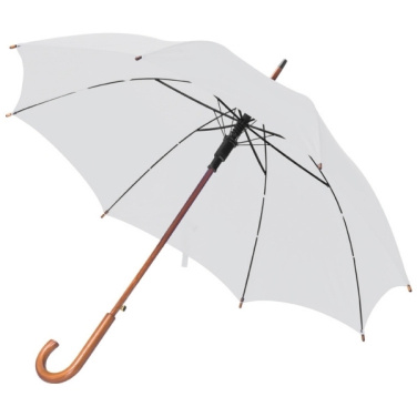 Logotrade corporate gift image of: Wooden automatic umbrella NANCY