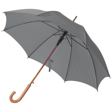 Logotrade promotional item image of: Wooden automatic umbrella NANCY