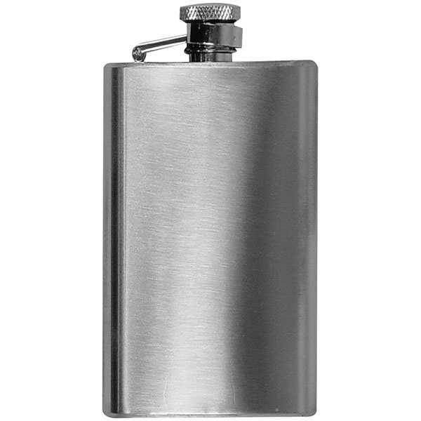 Logo trade promotional gift photo of: Stainless steel hip flask FRESNO 104 ml