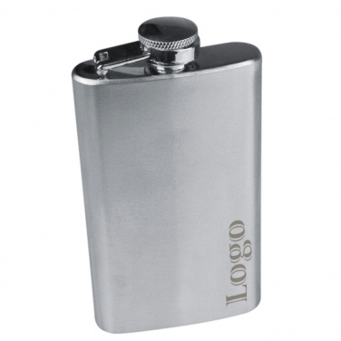 Logotrade advertising product picture of: Stainless steel hip flask FRESNO 104 ml