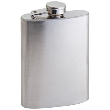 Logo trade advertising products image of: Stainless steel hip flask FRESNO 104 ml