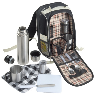 Logo trade promotional items picture of: Luxurious picnic backpack with cool bag GEORGIA